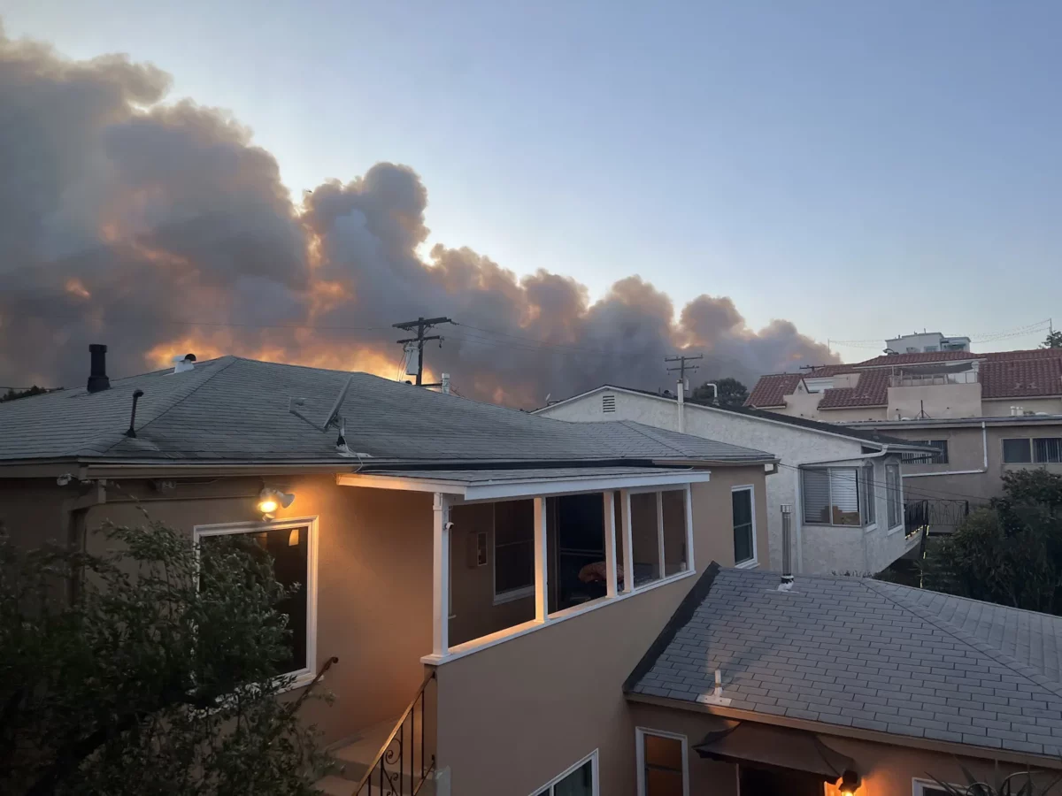 Palisades fire, view from my window