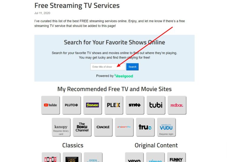 Free TV Streaming Services at DisableMyCable.com