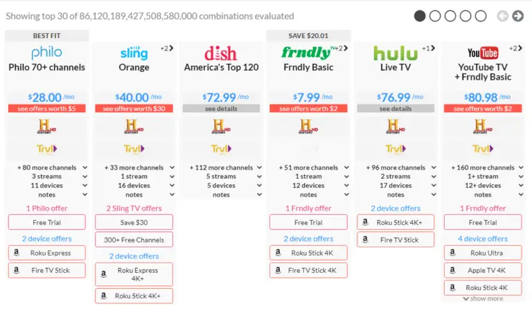 The Streaming TV Service Finder